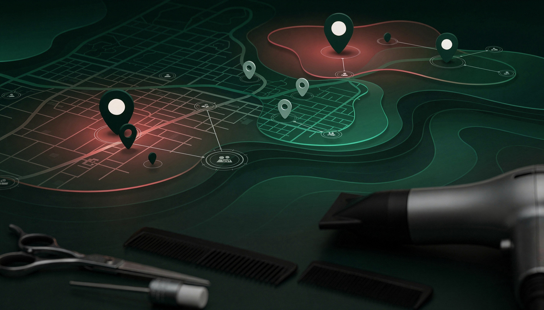 “Build an AI-powered website for salons, barbers, and beauty services that maps areas with high demand but low service availability. Include features like customer request pins, price sensitivity by location, and competitor mapping inspired by expansion strategies used by Starbucks. Provide analytics for best pricing and service packages per area.” — website ai powered lead generation and market analytics platform website built with WebZum AI website creator